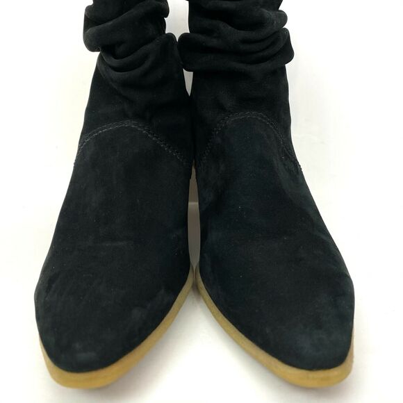 Vince Camuto Booties 6 36 Ankle Boots Black Suede Leather BCBGMaxazria - Picture 3 of 11